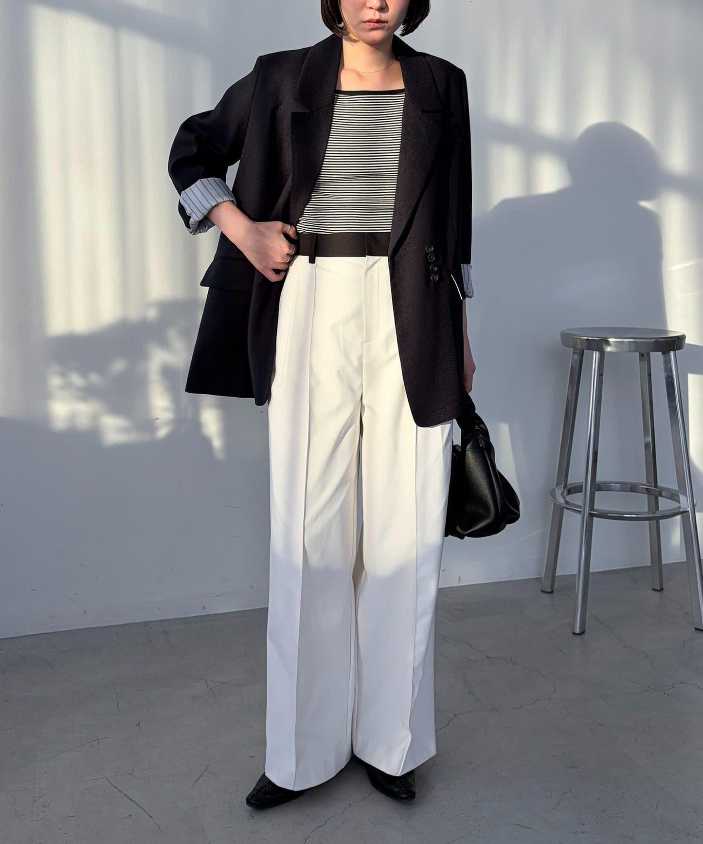 C.L 亞麻質感西裝外套