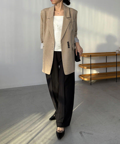 C.L 亞麻質感西裝外套