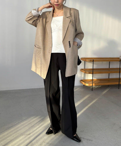 C.L 亞麻質感西裝外套