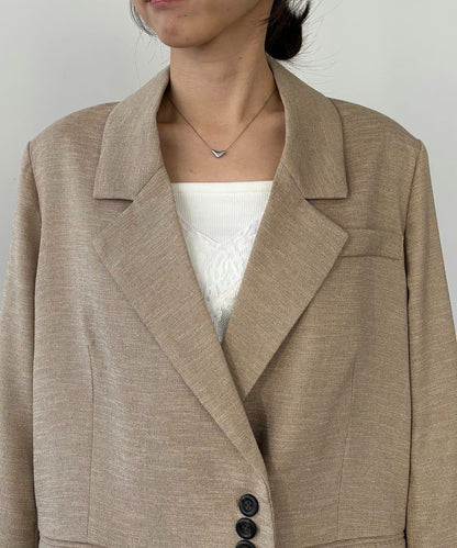 C.L 亞麻質感西裝外套