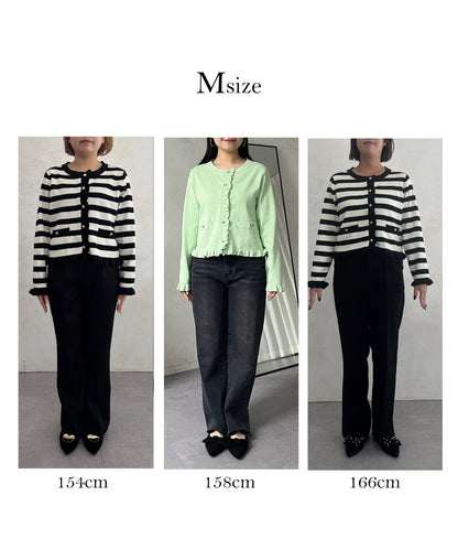 荷葉邊針織開衫