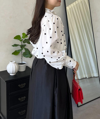 蓬袖 蝴蝶結領 女襯衫