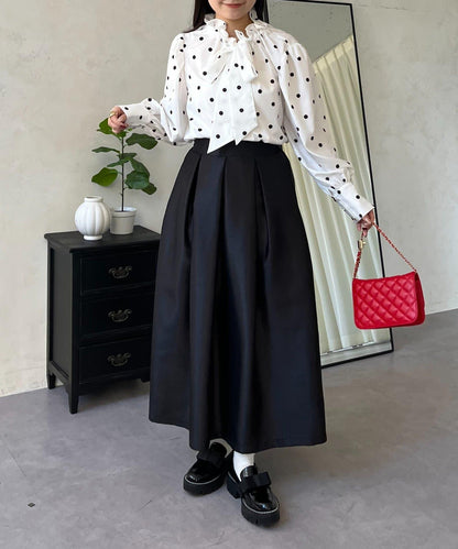 蓬袖 蝴蝶結領 女襯衫