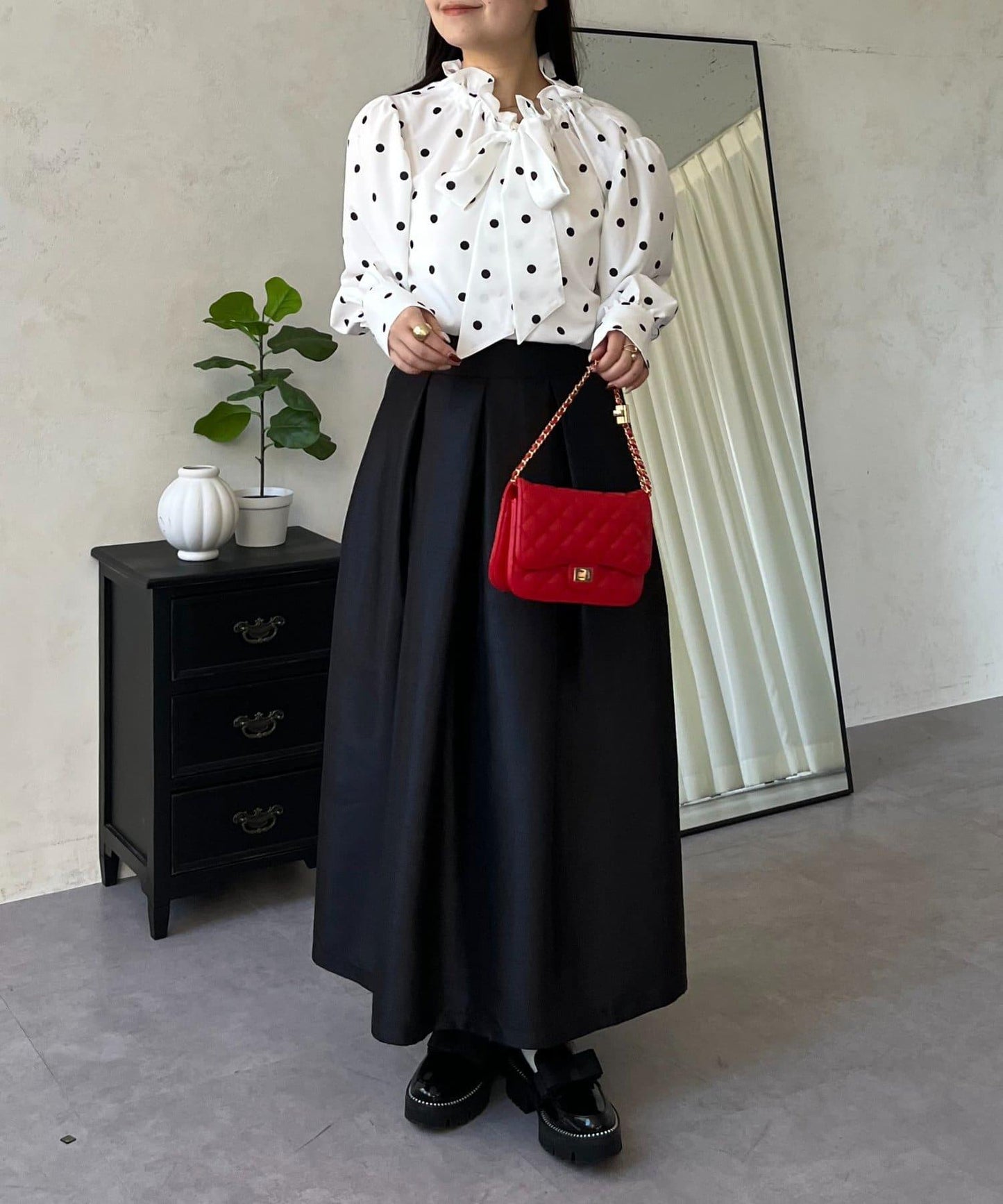 蓬袖 蝴蝶結領 女襯衫