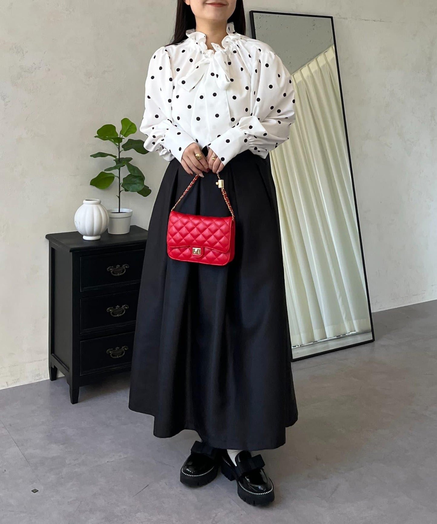 蓬袖 蝴蝶結領 女襯衫