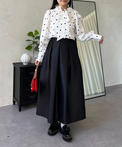 蓬袖 蝴蝶結領 女襯衫