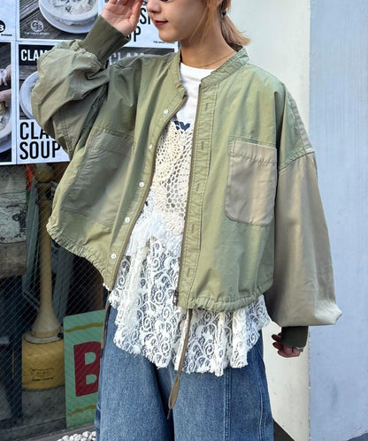 etsinta 改造風拉鍊襯衫夾克