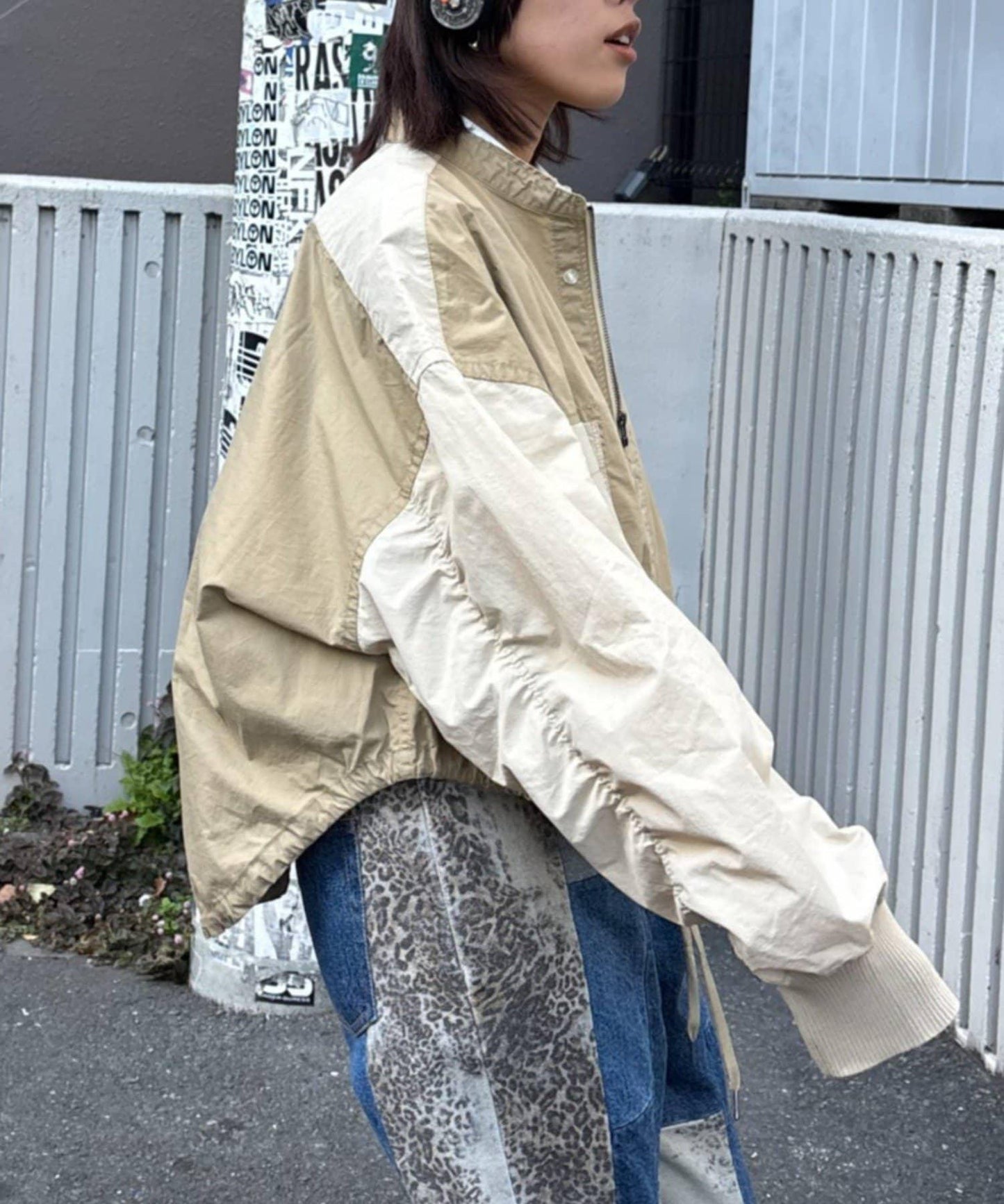 etsinta 改造風拉鍊襯衫夾克