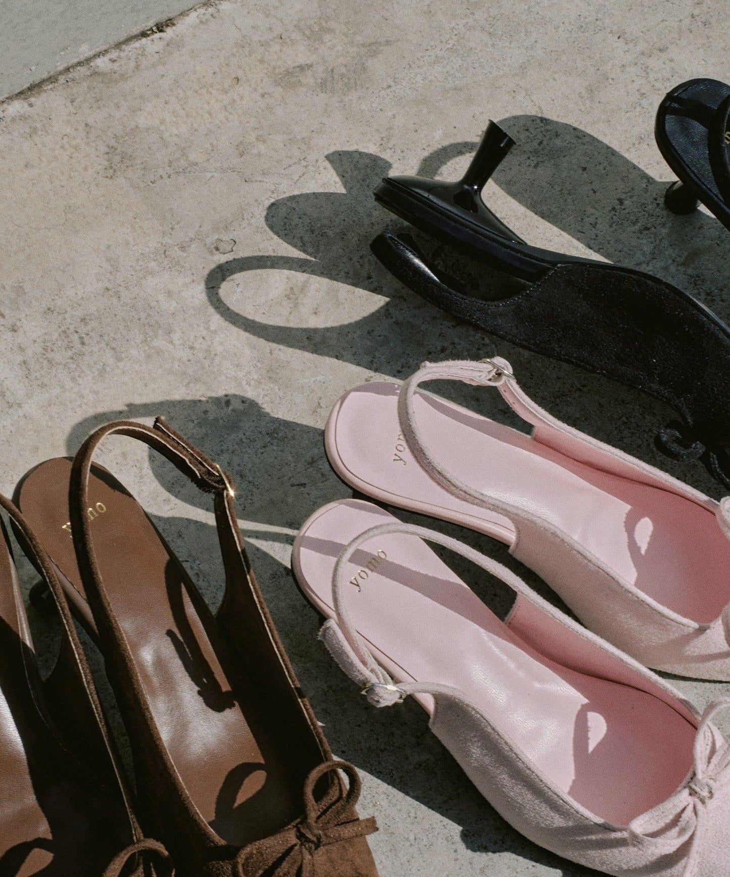 yomo企劃 蝴蝶結繫帶高跟鞋