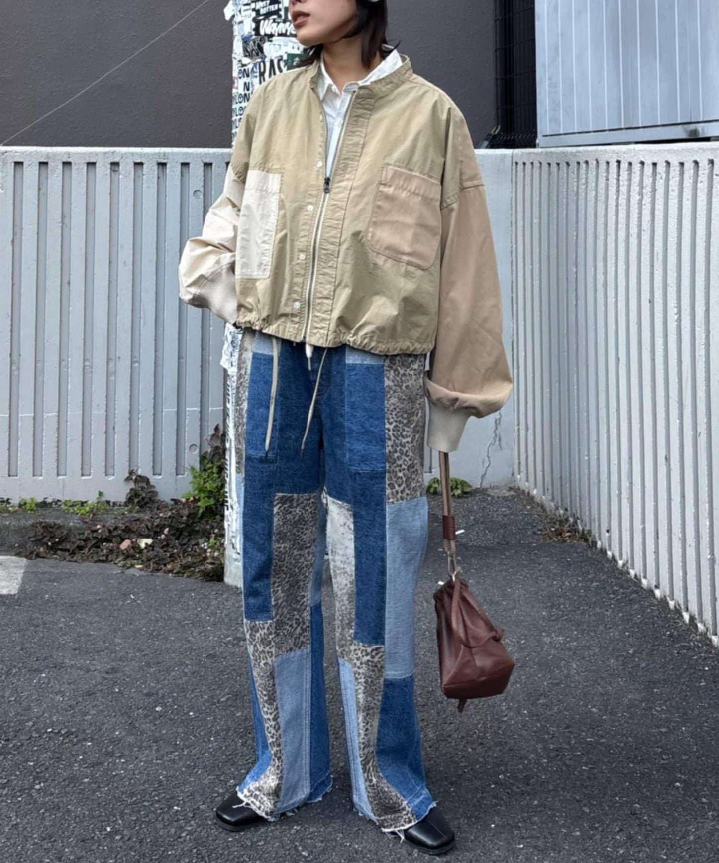 etsinta 改造風拉鍊襯衫夾克