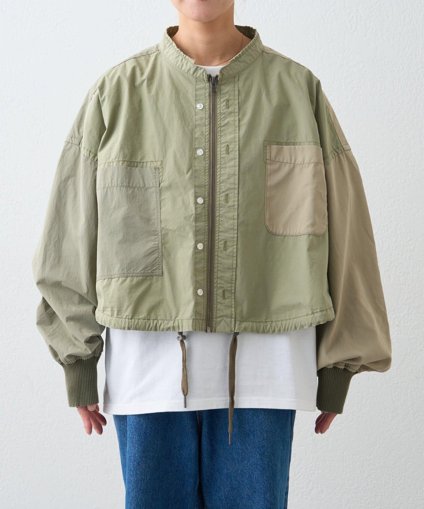 etsinta 改造風拉鍊襯衫夾克