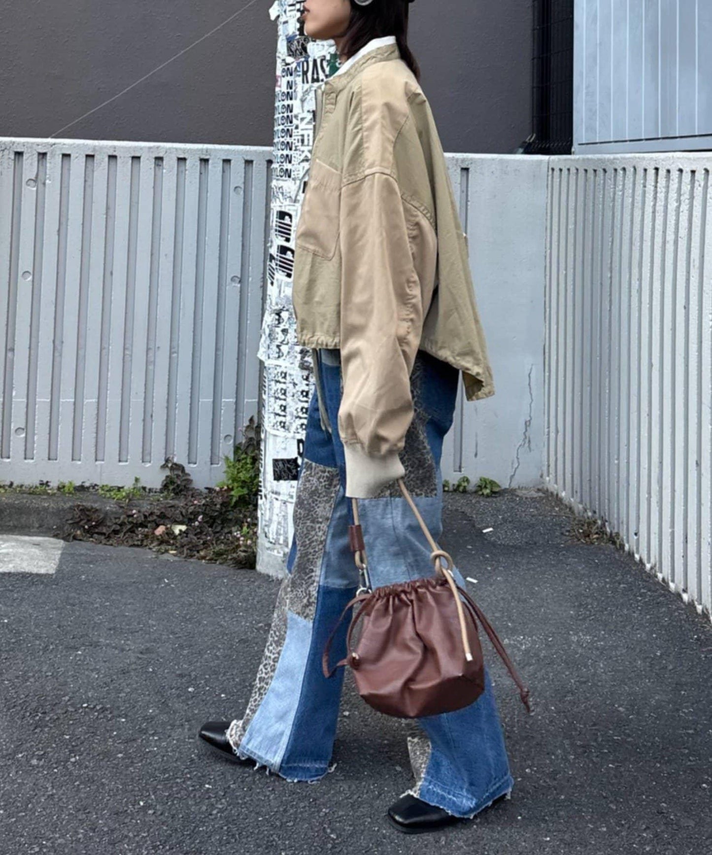 etsinta 改造風拉鍊襯衫夾克