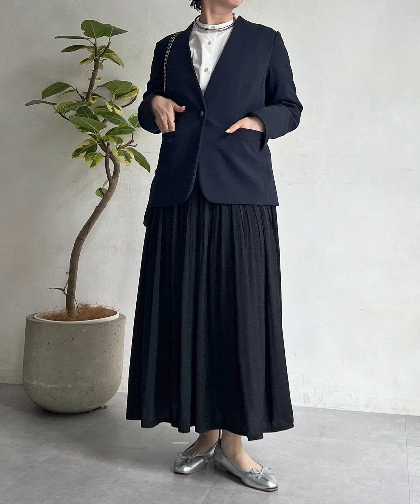 正式禮儀TR雙層織單排扣夾克