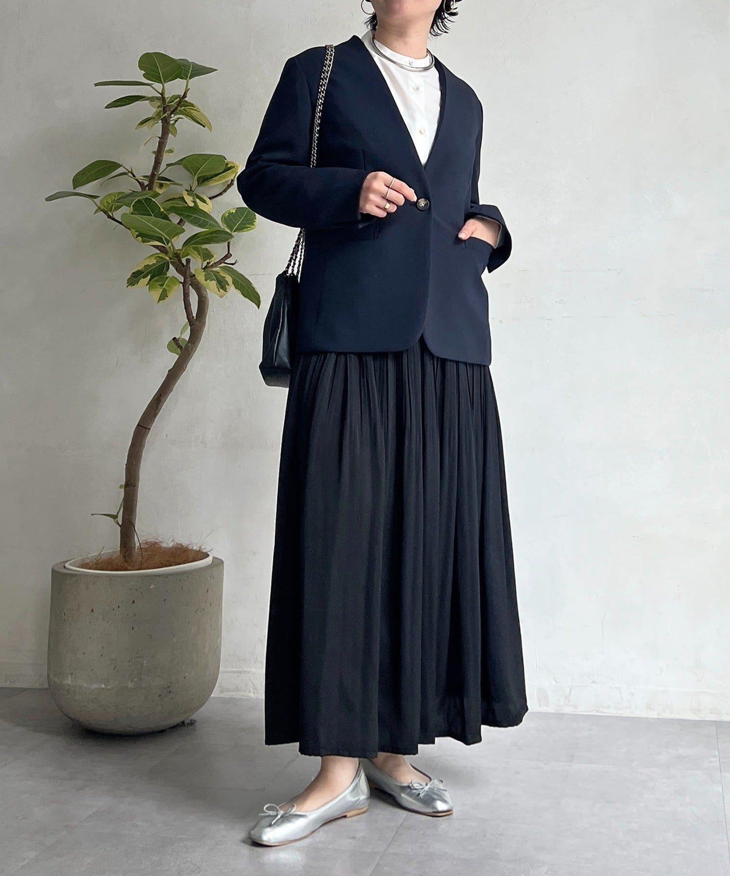 正式禮儀TR雙層織單排扣夾克