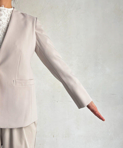 正式禮儀TR雙層織單排扣夾克