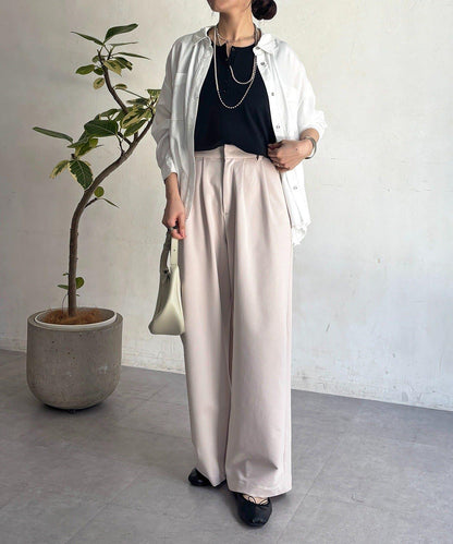 牛仔圓弧下襬襯衫