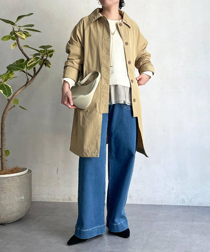 多方式穿著 翻領 大衣