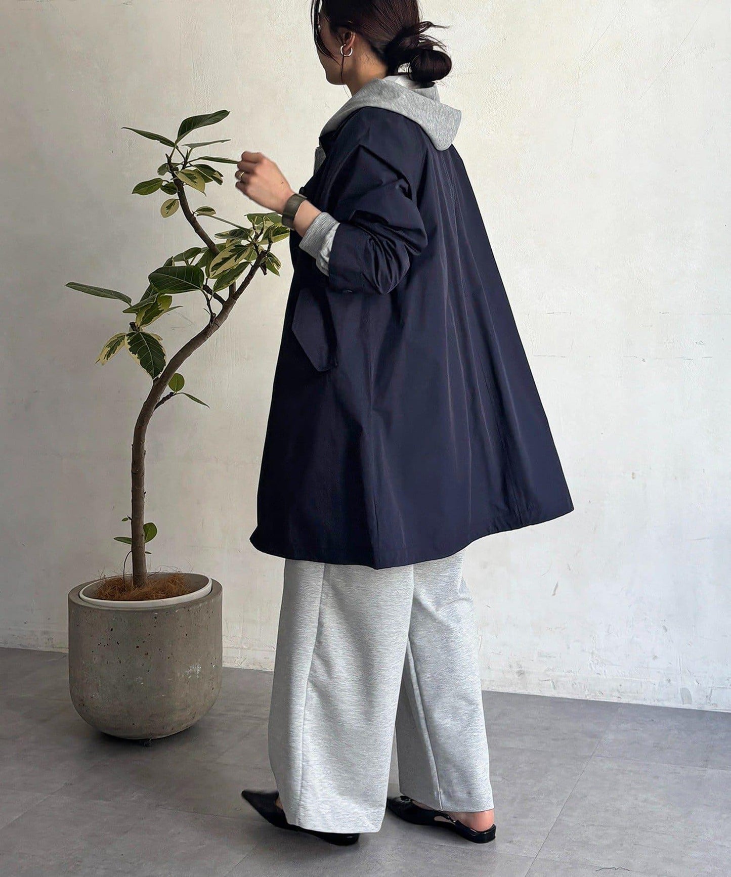 多方式穿著 翻領 大衣