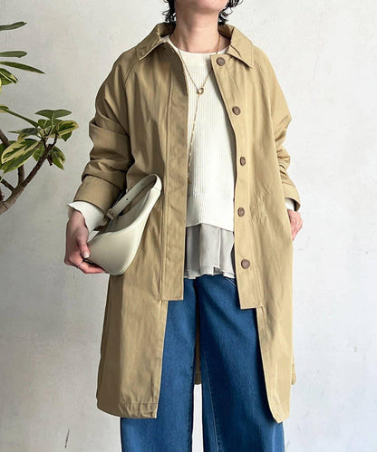 多方式穿著 翻領 大衣