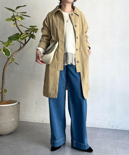 多方式穿著 翻領 大衣