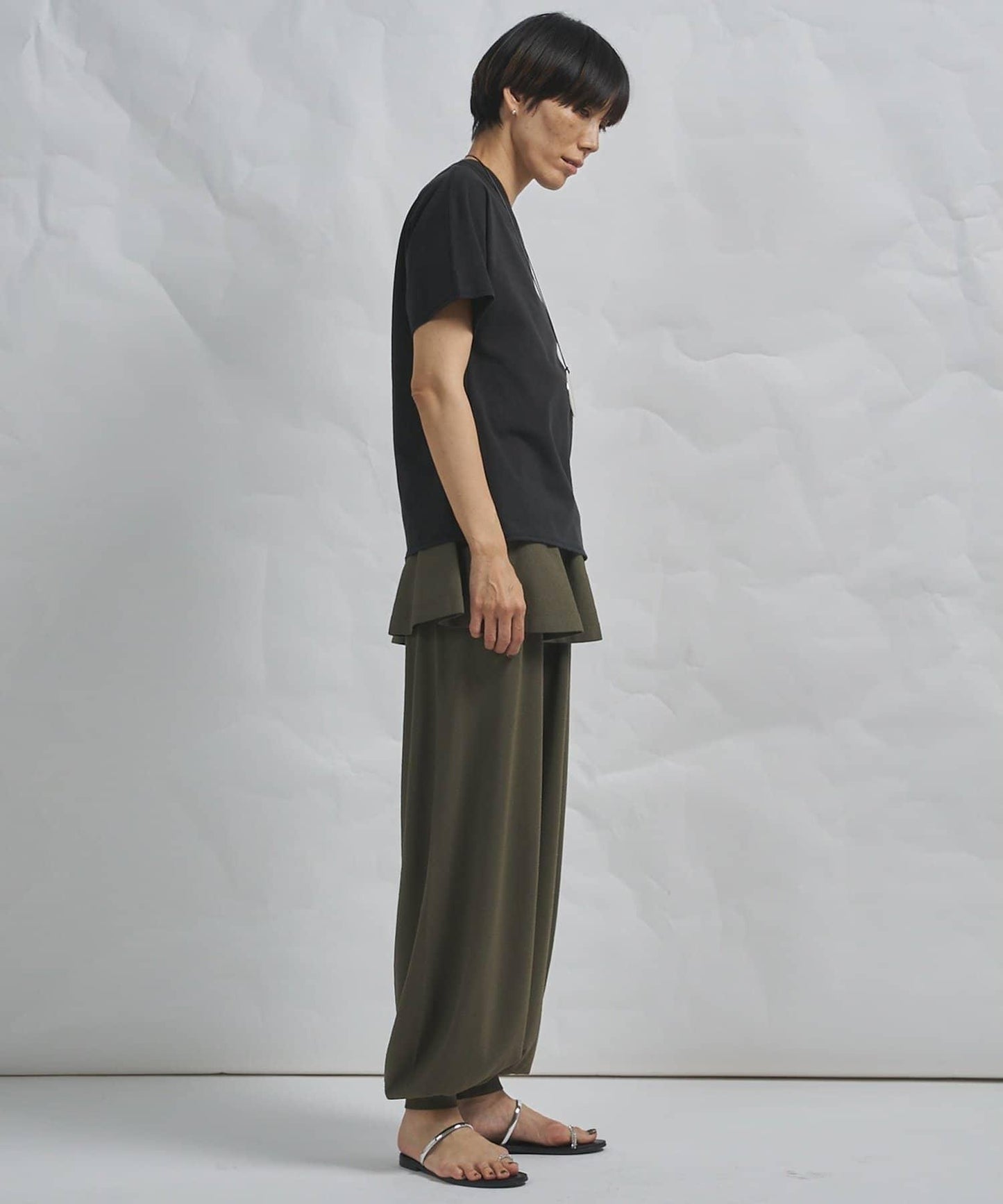 GEMINI 單肩設計 針織上衣