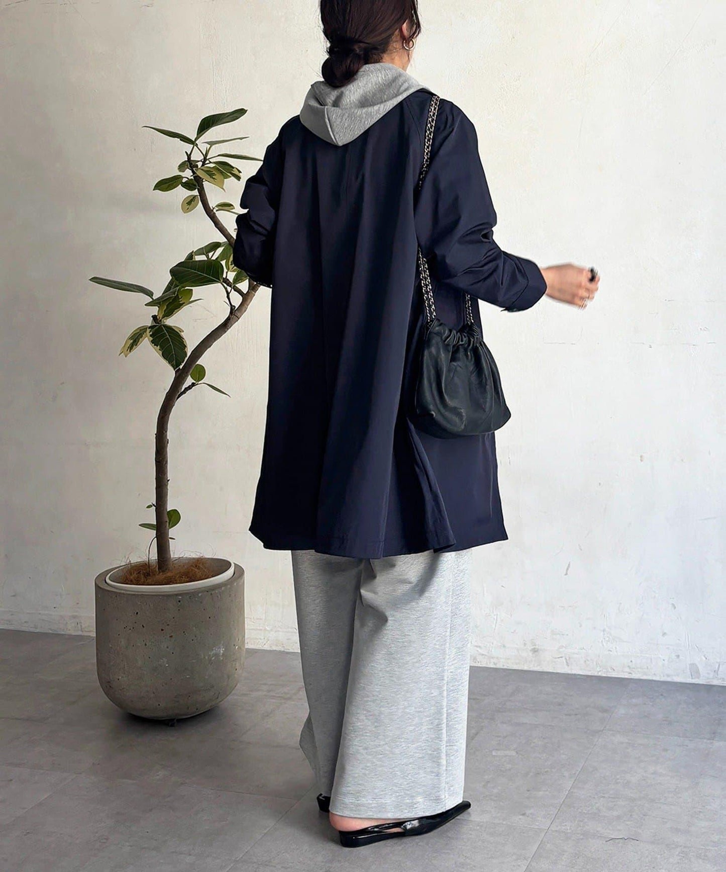 多方式穿著 翻領 大衣