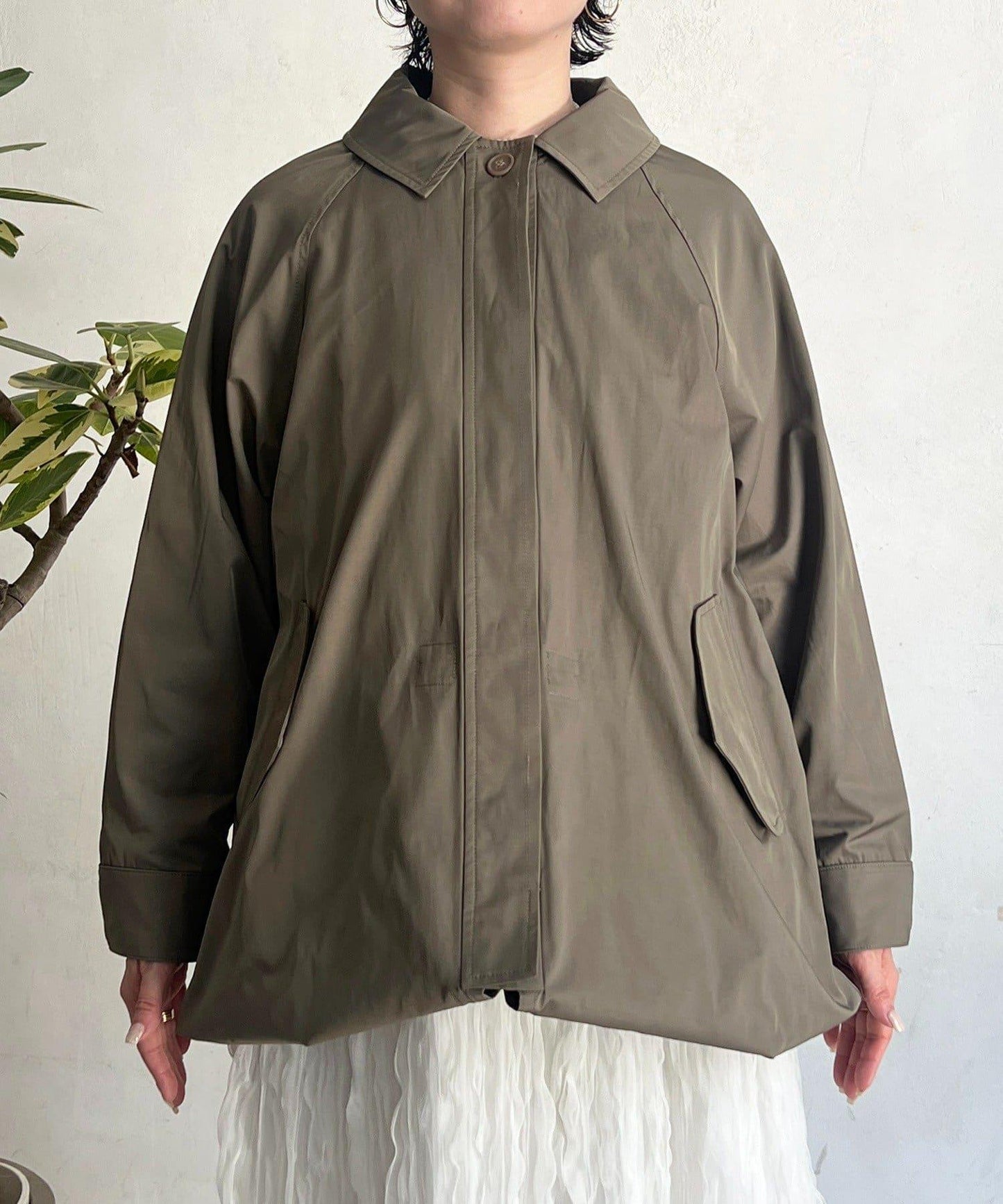 多方式穿著 翻領 大衣