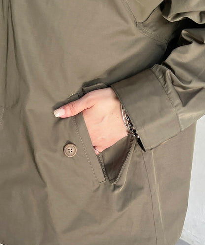 多方式穿著 翻領 大衣