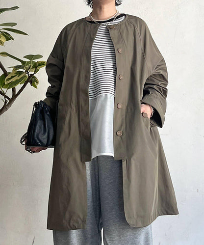 多方式穿著 翻領 大衣