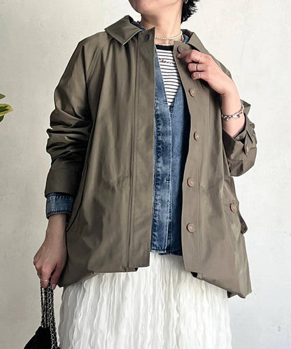 多方式穿著 翻領 大衣