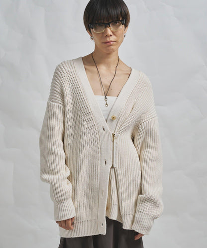 GEMINI 片畔紋針織開衫