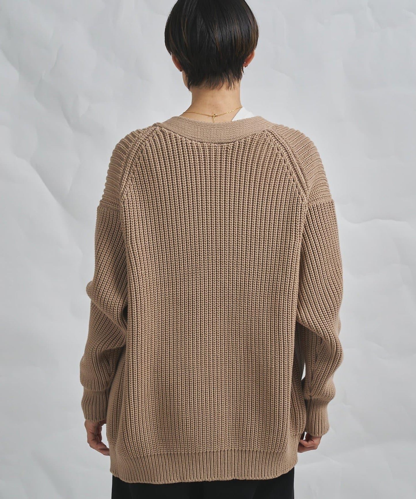 GEMINI 片畔紋針織開衫