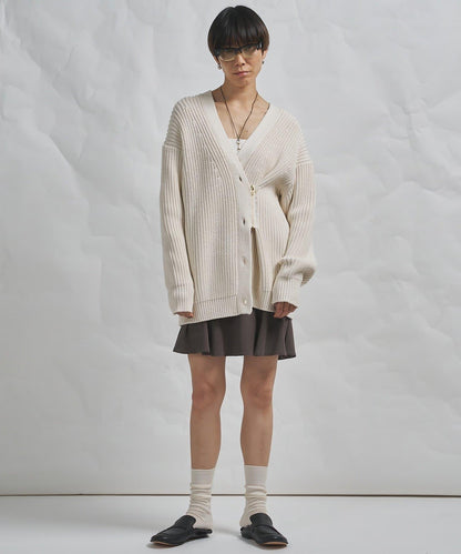 GEMINI 片畔紋針織開衫