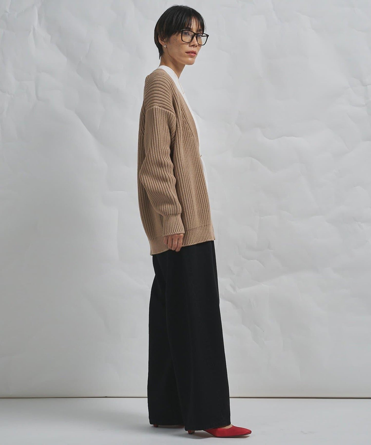 GEMINI 片畔紋針織開衫