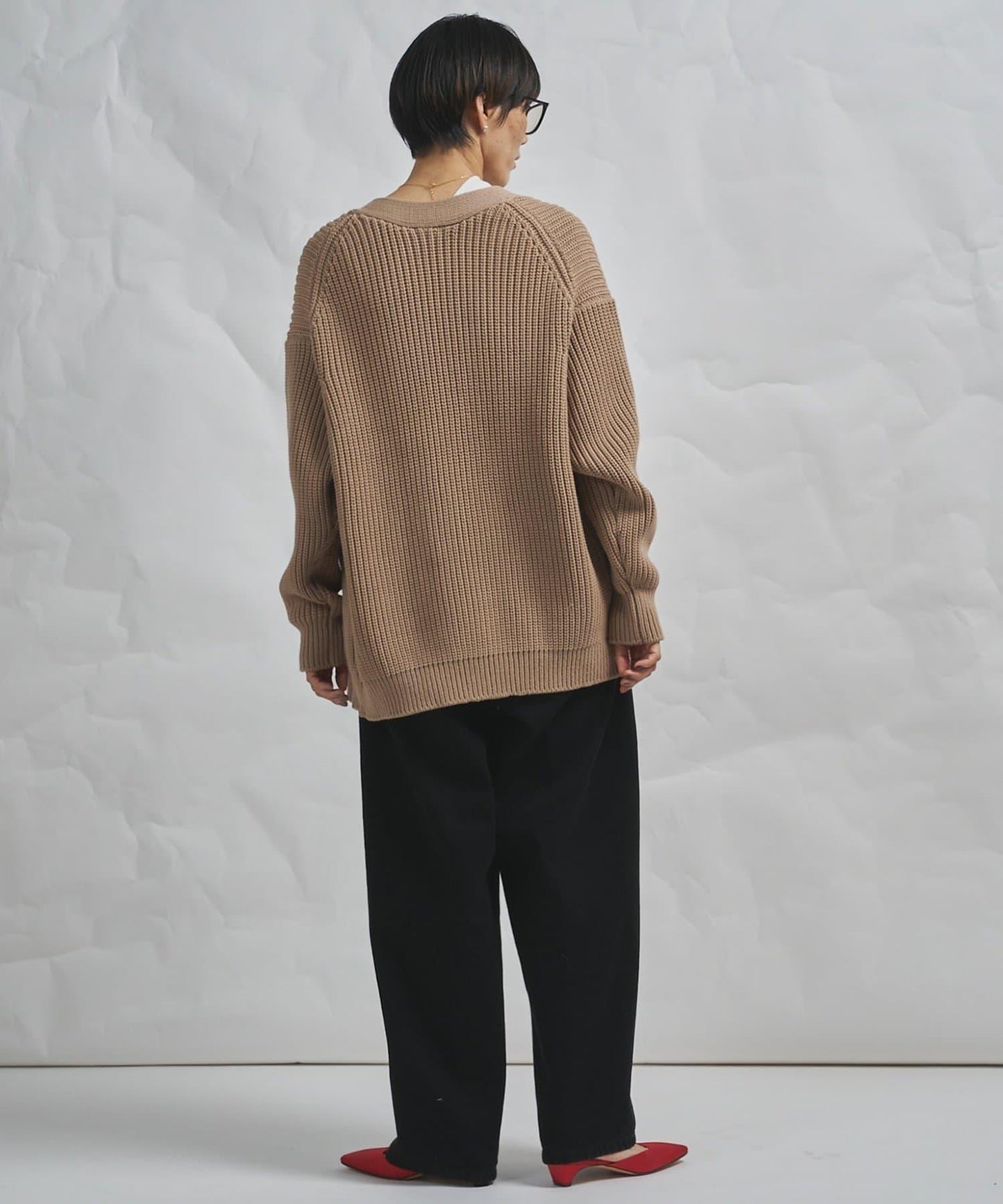 GEMINI 片畔紋針織開衫