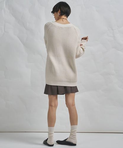 GEMINI 片畔紋針織開衫