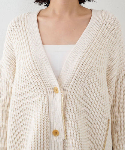 GEMINI 片畔紋針織開衫