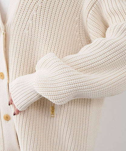 GEMINI 片畔紋針織開衫