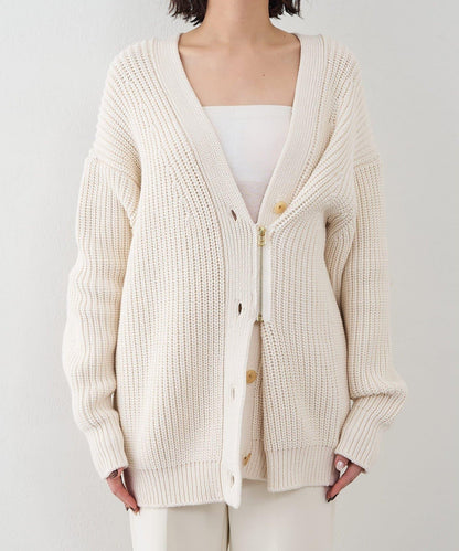 GEMINI 片畔紋針織開衫