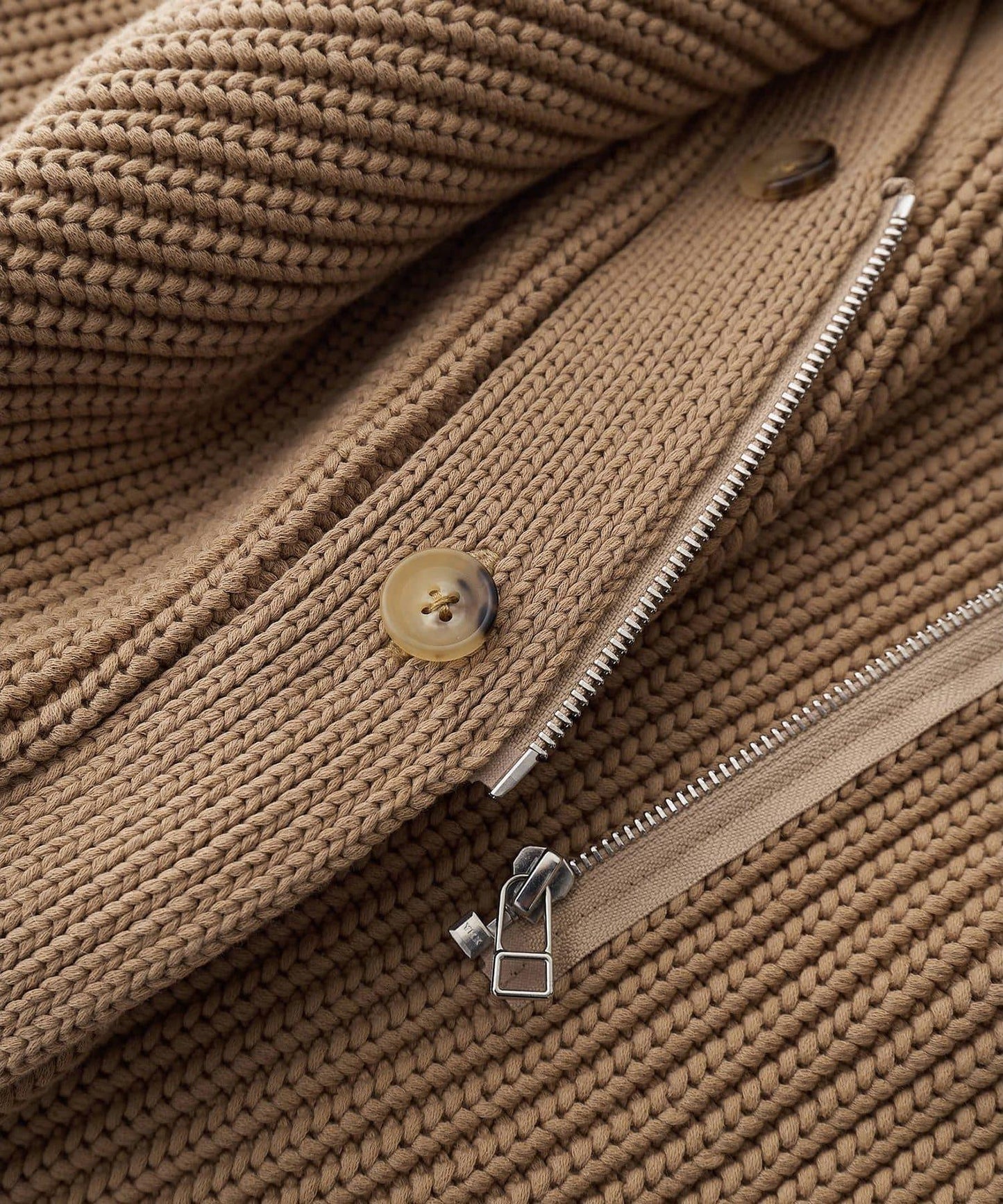 GEMINI 片畔紋針織開衫