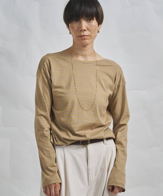 GEMINI 條紋後背設計針織上衣