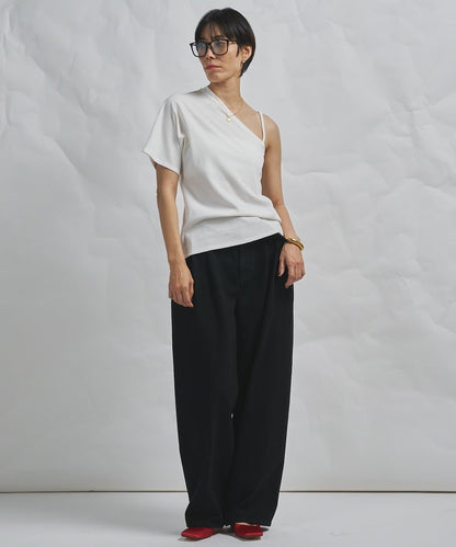 GEMINI 單肩設計 針織上衣