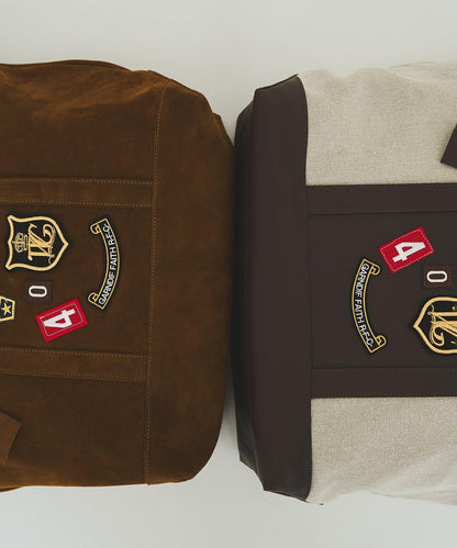 MARCO MASI 亞麻貼布托特包