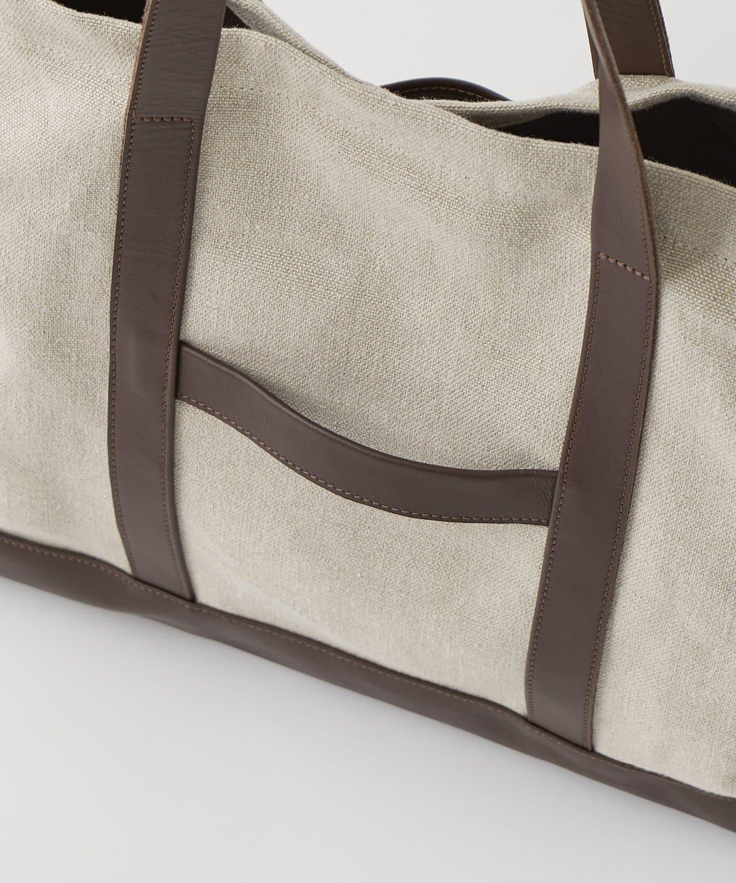 MARCO MASI 亞麻貼布托特包