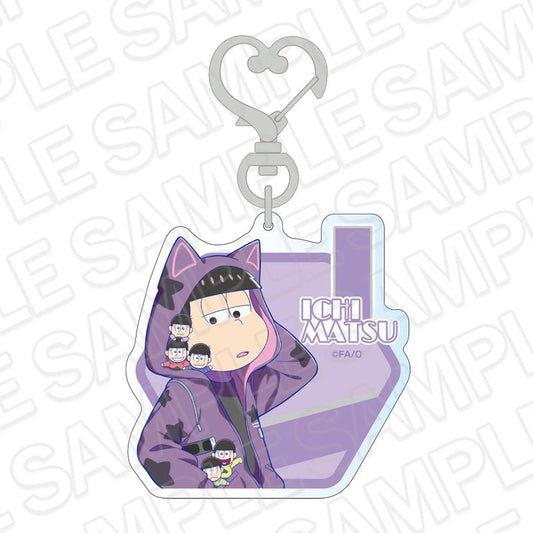 《阿松》 一鬆 全息鑰匙扣 ぬいと一緒 ver.