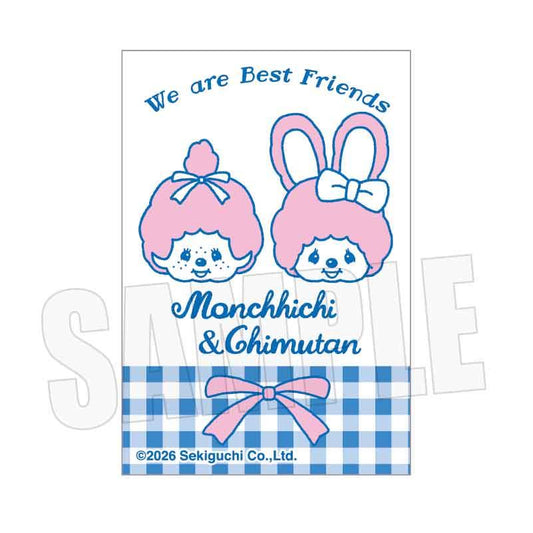 モンチッチ（夢奇奇） 方形磁貼 モンチッチ&チムたん E款