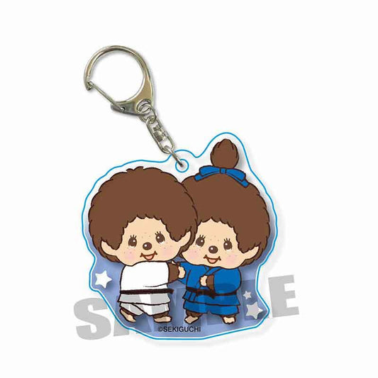 モンチッチ（蒙奇奇） 亞克力鑰匙扣 柔道運動款