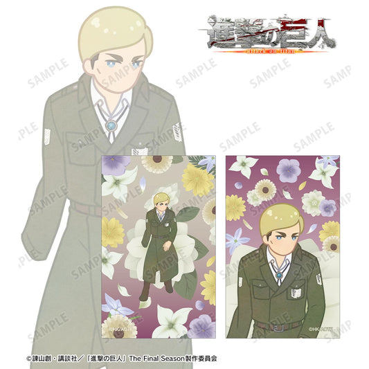 《進擊的巨人》（進擊的巨人） Botania系列 第4彈 エルヴィン 插畫卡2枚套裝