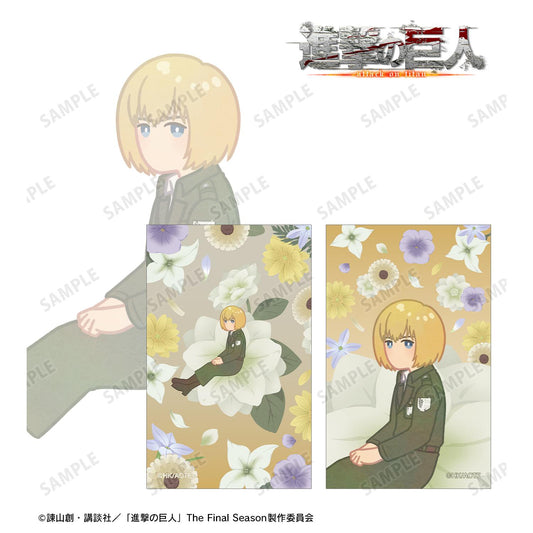 《進擊的巨人》（進擊的巨人） Botania系列 第4彈 アルミン 插畫卡2枚套裝