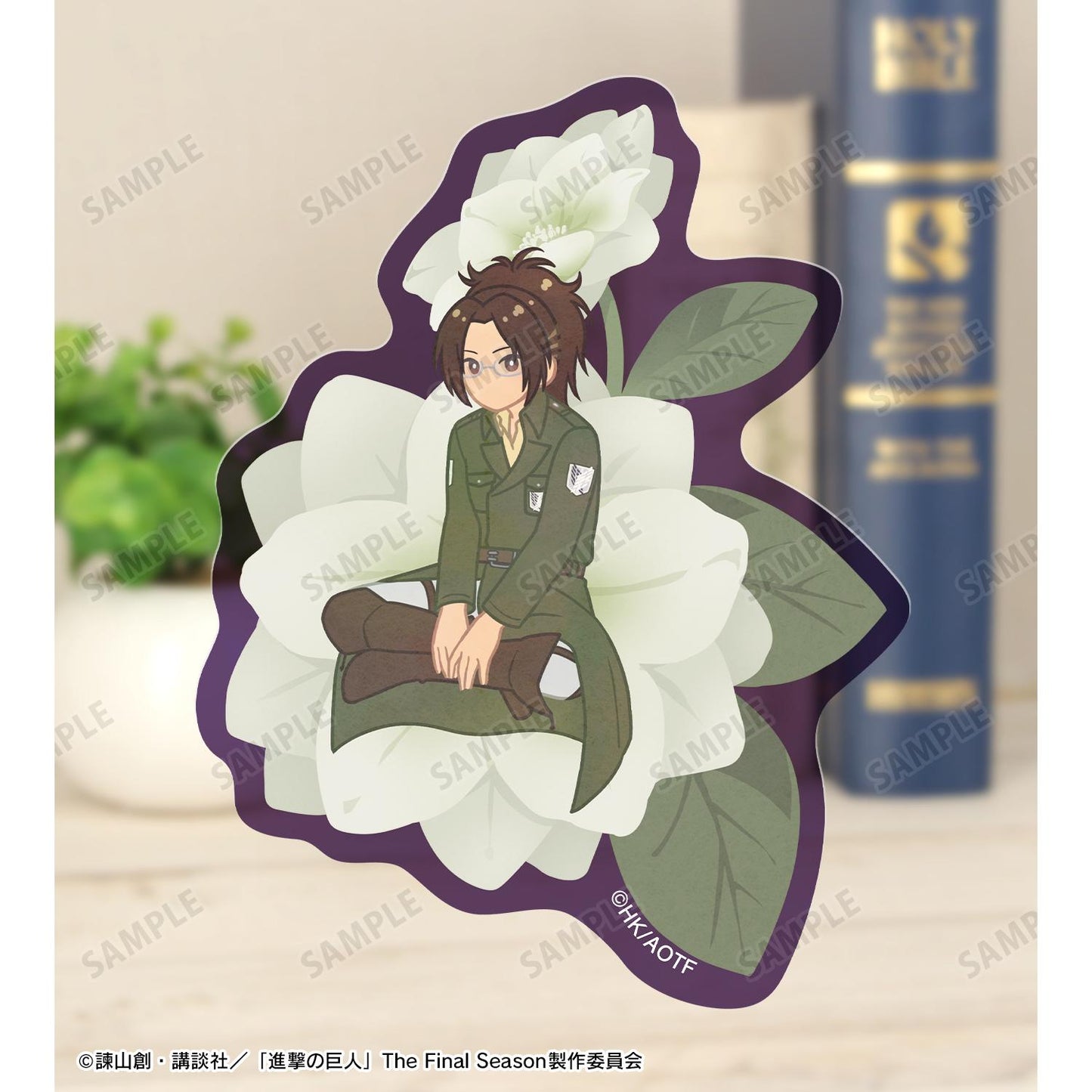 《進擊的巨人》 Botania系列 第四彈 ハンジ 透明異形貼紙